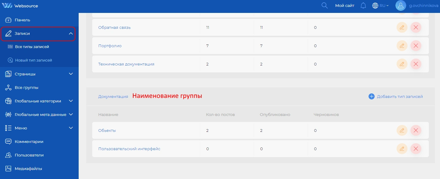 Группы 5